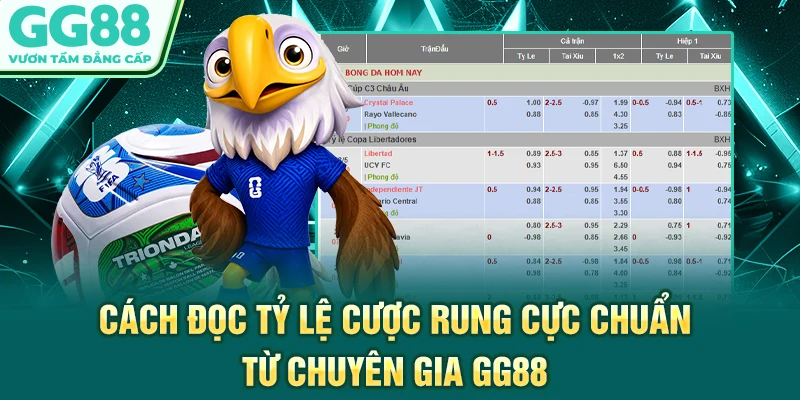 Cách đọc tỷ lệ cược rung cực chuẩn từ chuyên gia GG88